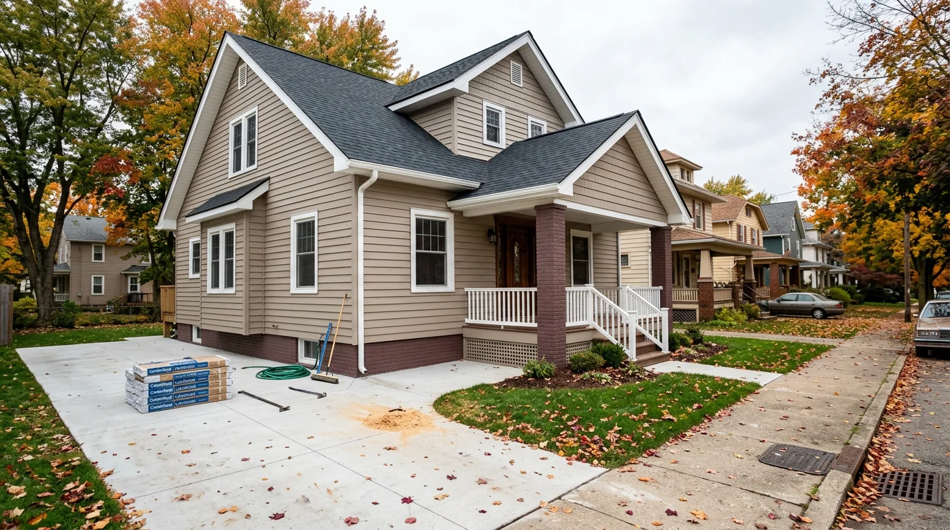 CVRMG general construction crew completing a home renovation in Erie County, PA